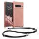 Kwmobile tok Google Pixel 7 Pro telefonhoz, rózsaszín, szilikon, KWM000020JP001C