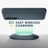 Kwmobile tok Samsung Galaxy A55-höz, sötétzöld, szilikon, KWM000021ME016C