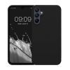 Kwmobile tok Samsung Galaxy A15 5G telefonhoz, fekete, szilikon, KWM000021MF001C