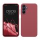 Kwmobile tok Samsung Galaxy A15 5G telefonhoz, sötét rózsaszín, szilikon, KWM000021MF011C