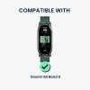4 db Kwmobile 14 mm-es szíjadapter készlet Xiaomi Mi Band 8-hoz, ezüst/arany, acél, KWM0000256C002C