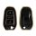 Kwmobile autókulcs fedél Opel 3 gombokhoz - Keyless Go, fekete/arany, szilikon, KWM0000256D001C