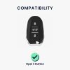 Kwmobile autókulcs fedél Opel 3 gombokhoz - Keyless Go, zöld/arany, szilikon, KWM0000256D002C