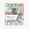 Kwmobile autókulcs fedél Audi 3 gombokhoz - Keyless Go, fekete/arany, szilikon, KWM0000256J001C