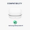 Kwmobile fejhallgató tok Samsung Galaxy Buds FE, fehér, szilikon, KWM0000256R002C
