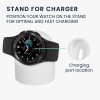Kwmobile dokkolóállvány Samsung Galaxy Watch 4/Galaxy Watch 4 Classic/Galaxy Watch 3 készülékhez, fehér, szilikon, KWM0000257B002C