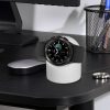 Kwmobile dokkolóállvány Samsung Galaxy Watch 4/Galaxy Watch 4 Classic/Galaxy Watch 3 készülékhez, fehér, szilikon, KWM0000257B002C