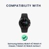 Kwmobile dokkolóállvány Samsung Galaxy Watch 4/Galaxy Watch 4 Classic/Galaxy Watch 3 készülékhez, fehér, szilikon, KWM0000257B002C