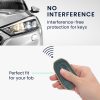 Kwmobile autókulcs fedél Peugeot/Citroen 3 gombokhoz - Smart Key, kék/arany, szilikon, KWM0000167F002C