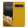 Kwmobile tok Google Pixel 7 telefonhoz, sárga, szilikon, KWM0000171I053C