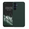 Kwmobile tok Samsung Galaxy A25-höz, sötétzöld, szilikon, KWM000021MV012C