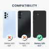 Kwmobile tok Samsung Galaxy A25-höz, kék, szilikon, KWM000021MV018C