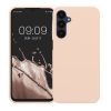Kwmobile tok Samsung Galaxy A25-höz, krémszínű, szilikon, KWM000021MV019C