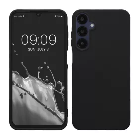   Kwmobile tok Samsung Galaxy A25-höz, fekete, szilikon, KWM000021MX001C