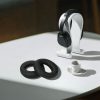 db Kwmobile fülpárna készlet Jabra Evove 80 MS/Evolve 80 UC készülékhez, fekete, Eco-bőr, KWM0000257N001C