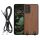 Kwmobile tok Samsung Galaxy A52/Galaxy A52 5G/Galaxy A52s 5G-hez, barna, fa/szilikon, KWM000021NY001C