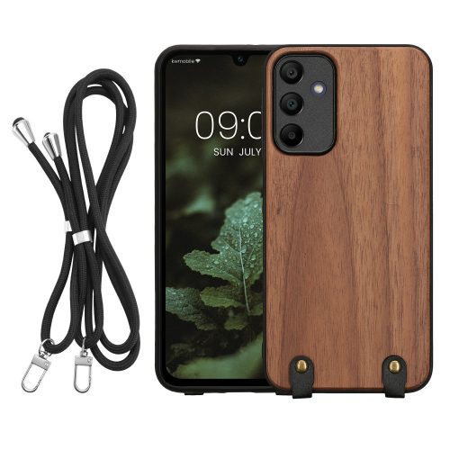 Kwmobile tok Samsung Galaxy A15 5G telefonhoz, barna, fa, KWM000021OJ001C