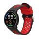 Kwmobile szíj Xiaomi Mi Watch/Mi Watch Color Sporthoz, fekete/piros, szilikon, KWM0000258C001C