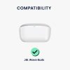 Kwmobile fejhallgató tok JBL WAVE BUDS, fehér, szilikon, KWM000018FB004C