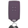 Kwmobile autókulcs fedél Renault 4 gombokhoz - Smart Key, Sötétlila, Szilikon, KWM000009SO045C