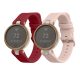 2 db Kwmobile pánt készlet Garmin Lily Sporthoz, piros/rózsaszín, szilikon, KWM000018RG006C