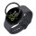 Kwmobile számlapkeret Samsung Galaxy Watch 5 telefonhoz, fekete/ezüst, alumínium, KWM0000259A001C