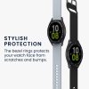 Kwmobile számlapkeret Samsung Galaxy Watch 5 telefonhoz, fekete/ezüst, alumínium, KWM0000259A001C