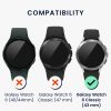 Kwmobile számlapkeret Samsung Galaxy Watch 6 Classic telefonhoz, fekete, alumínium, KWM0000259C001C