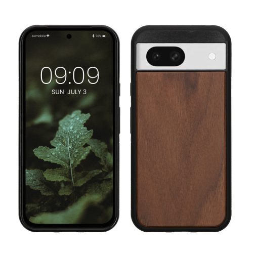 Kwmobile Google Pixel 8a tok, barna, fa/szilikon, KWM000020KR001C