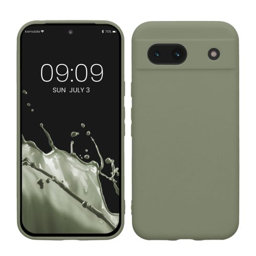 Kwmobile Google Pixel 8a tok, világoszöld, szilikon, KWM000020KU003C