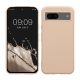 Kwmobile Google Pixel 8a tok, krémszínű, szilikon, KWM000020LB003C