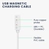 Kwmobile USB töltőkábel Xplora X6 Playhez, fehér, műanyag, KWM0000259N002C