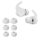 db Kwmobile cserehegy készlet Beats Fit Pro készülékhez, fehér, szilikon, KWM0000259Q002C