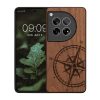 Kwmobile tok OnePlus 12 telefonhoz, barna, fa, KWM000022QB001C