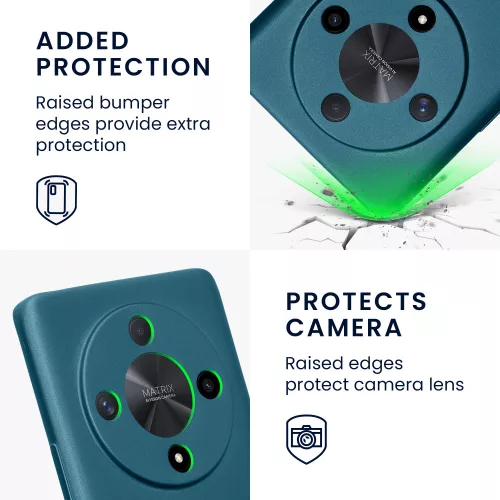 Kwmobile tok Honor Magic6 Lite/X9b, kék, szilikon, KWM000020LH001C