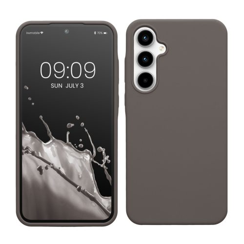 Kwmobile tok Samsung Galaxy A35-höz, bézs, szilikon, KWM000021PA008C