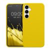 Kwmobile tok Samsung Galaxy A35-höz, sárga, szilikon, KWM000021PA010C