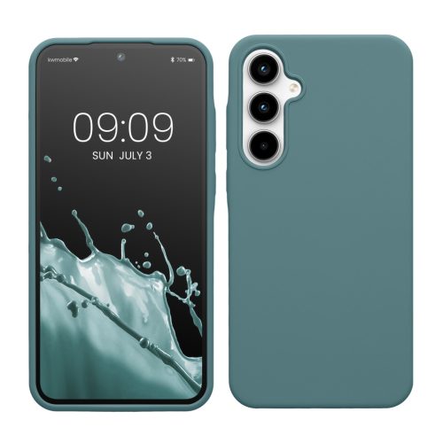 Kwmobile tok Samsung Galaxy A35-höz, világoszöld, szilikon, KWM000021PA017C