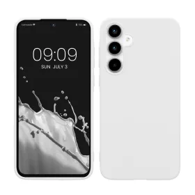   Kwmobile tok Samsung Galaxy A35-höz, fehér, szilikon, KWM000021PB002C