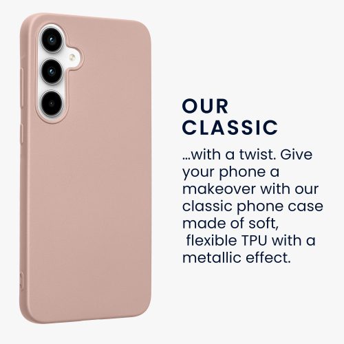 Kwmobile tok Samsung Galaxy A35-höz, rózsaszín, szilikon, KWM000021PC001C