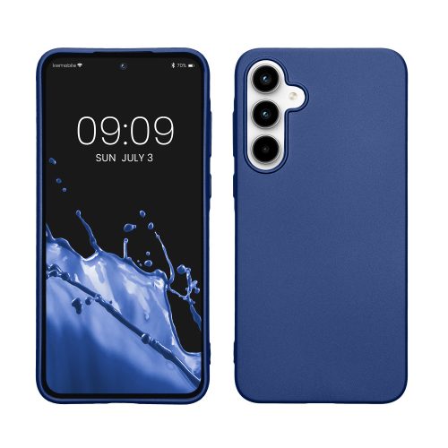 Kwmobile tok Samsung Galaxy A35-höz, kék, szilikon, KWM000021PC002C