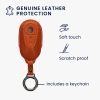 Kwmobile autókulcs fedél Mercedes Benz 3 gomboshoz - Smart Key, barna, természetes bőr, KWM000025AB001C