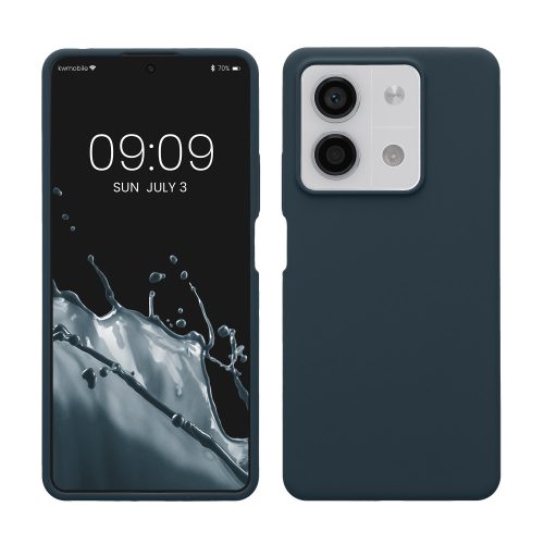 Kwmobile tok Xiaomi Redmi Note 13-hoz, sötétzöld, szilikon, KWM000020LM003C