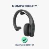 2 db Kwmobile fülpárna készlet BlueParrot B450-XT, fekete, ökológiai bőr, KWM000025AI001C