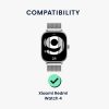 2 db Kwmobile védőfólia készlet Xiaomi Redmi Watch 4, átlátszó/fekete, polimer, KWM000025BC001C