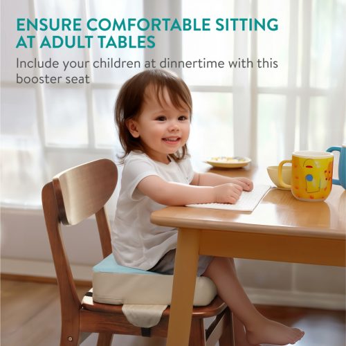 Perna inaltatoare copii Navaris, 32x32x10 cm, imprimeu vulpe, bej, bumbac/spuma