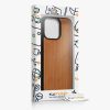 Kwmobile tok Apple iPhone 15 Pro Max telefonhoz, barna, fa, KWM000020EF003C