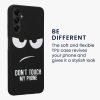 Kwmobile tok Samsung Galaxy A05s készülékhez, fekete/fehér, szilikon, KWM000021PY001C