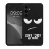 Kwmobile tok Samsung Galaxy S23 FE, fekete/fehér, szilikon, KWM000021PZ001C