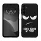 Kwmobile tok Samsung Galaxy A15 5G-hez, fekete/fehér, szilikon, KWM000021QA001C